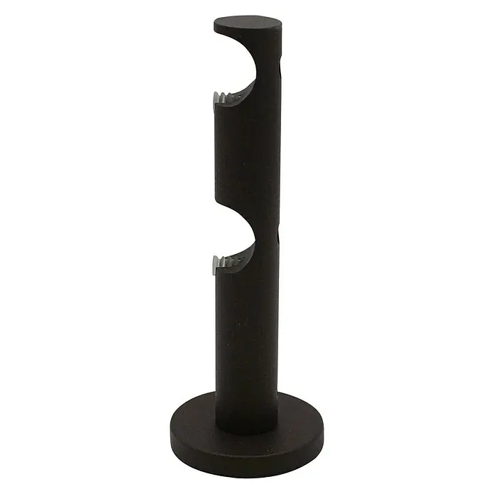 Expo Ambiente Doppelträger Function - Rost, Geeignet für: Gardinenstangen Ø 20 mm, Länge: 13,1 cm - Vorderansicht