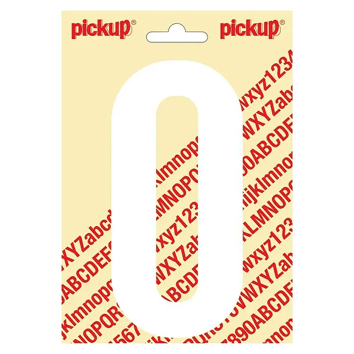 Pickup Naljepnica - Motiv: 0, Bijele boje, Visina: 150 mm