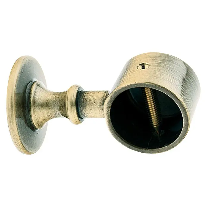 Stabilit Završni kromirani držač za uže - D x Š: 75 x 30 mm, Za uže promjera: 30 mm, Broncirano - Pogled sprijeda