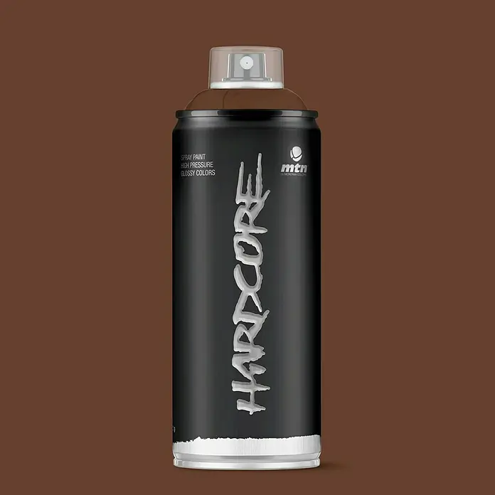 mtn Spray Hardcore - Marrón chocolate, 400 ml, Brillante