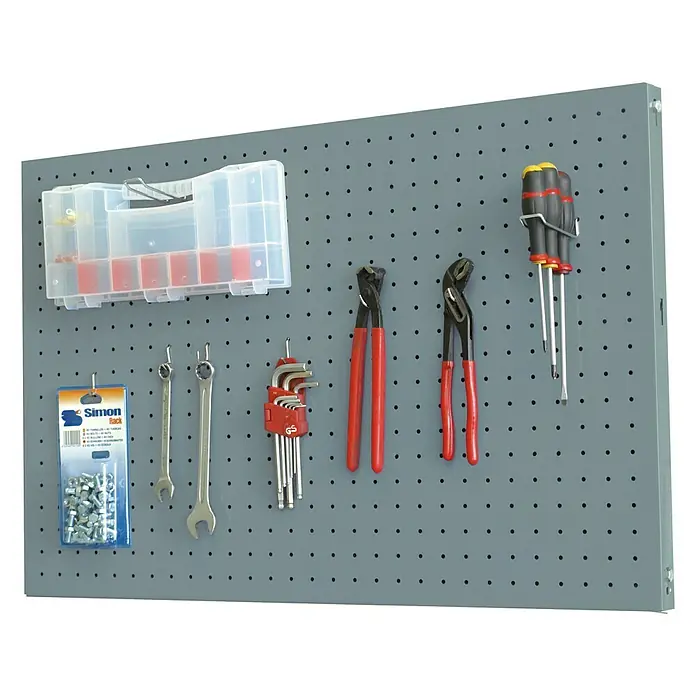 Simonrack Panelclick Lochwand - L x B: 90 x 60 cm, Grau