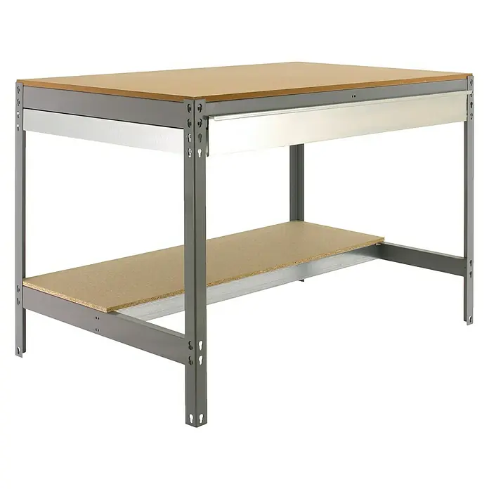 Simonrack Simonwork Banco de trabajo BT0 Box - L x An x Al: 76 x 121 x 84,2 cm, Capacidad de carga: 600 kg, Gris