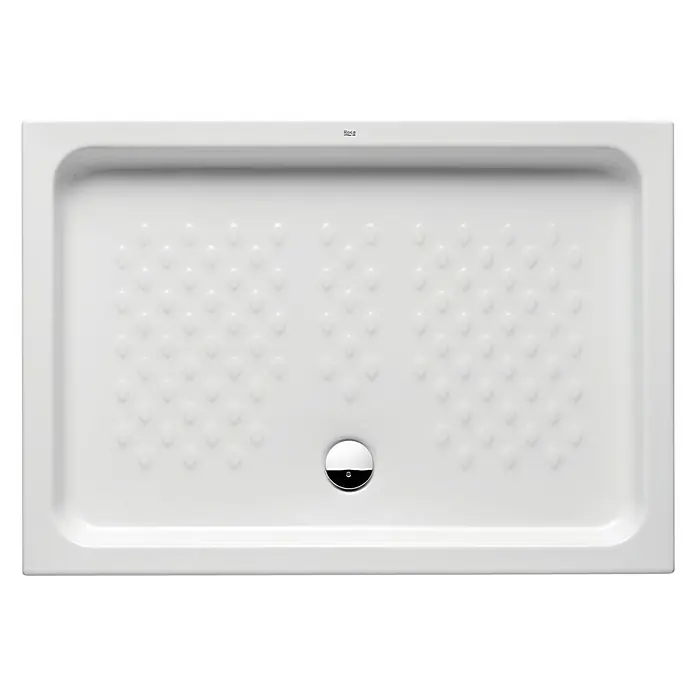 Roca Plato de ducha porcelánico Italia - L x An: 72 x 90 cm, Blanco