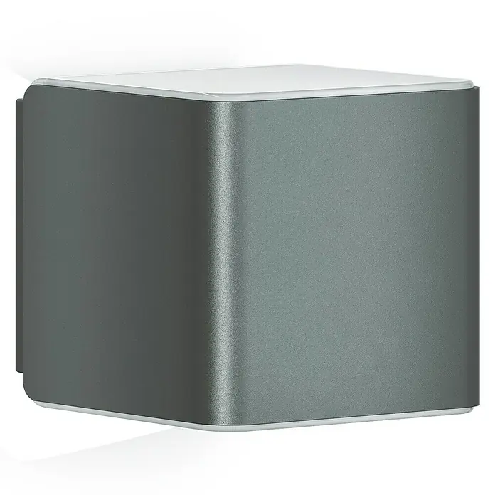 Steinel LED-Sensor-Außenwandleuchte L 840 LED iHF - 9,1 W, L x B x H: 11 x 11 x 13,35 cm, Anthrazit, Warmweiß