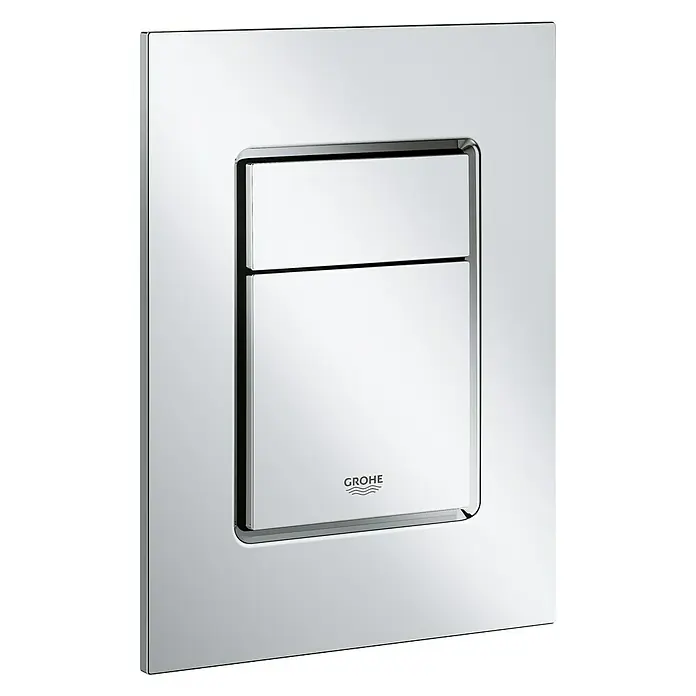Grohe Betätigungsplatte Skate Cosmopolitan S - Chrom, 2-Mengen-Spülung - Vorderansicht
