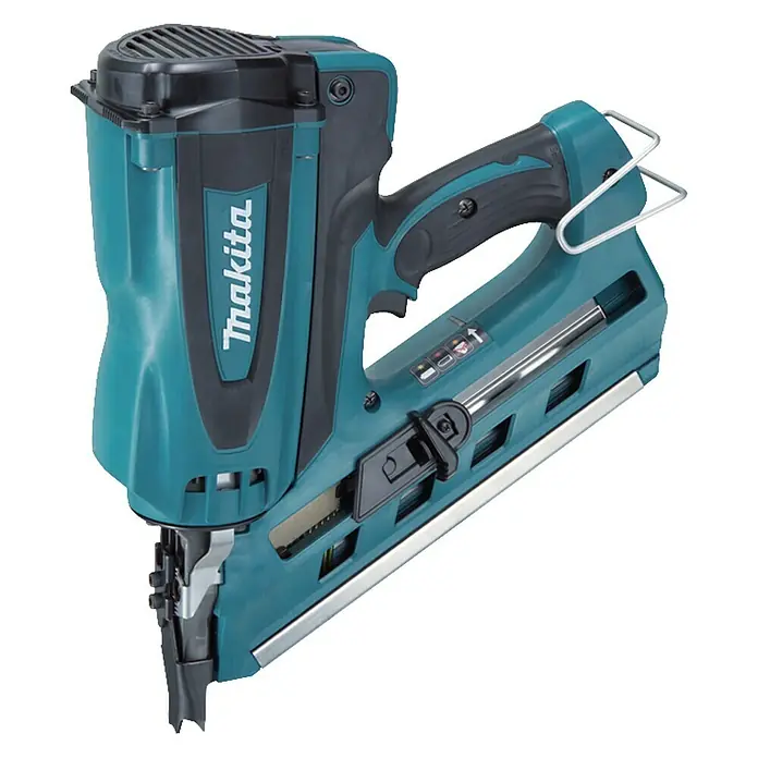 Makita Akku-Gasnagler GN900SE - 7,2 V, 2 Akkus, Länge Nagel: 50 mm - 90 mm - Vorderansicht