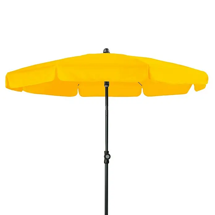 Doppler Sunline Sonnenschirm Neo - Gelb, Ø x H: 150 x 230 cm - Vorderansicht