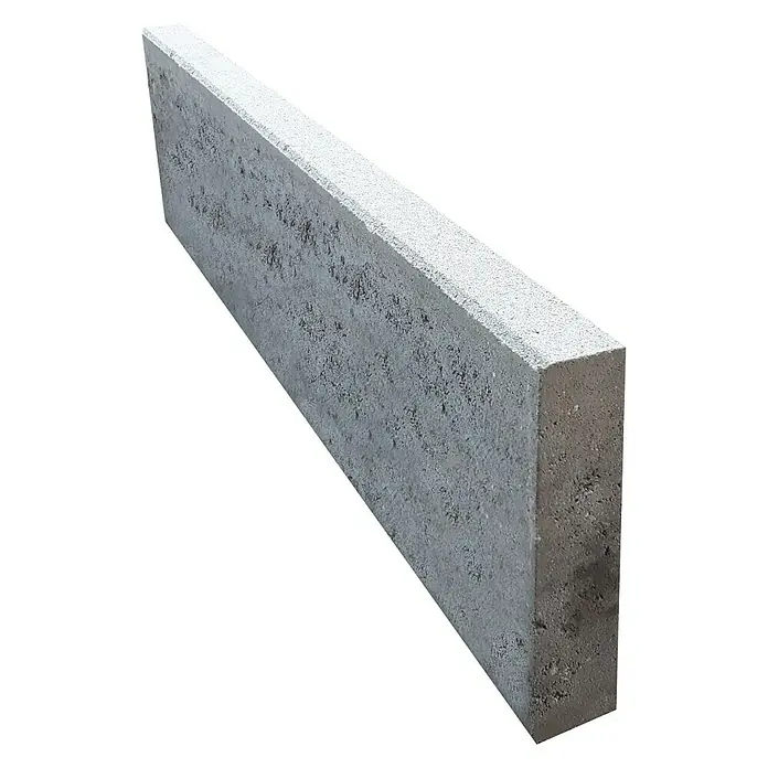 EHL Rasenkante C - Grau, 100 x 6 x 25 cm - Rechte Seitenansicht