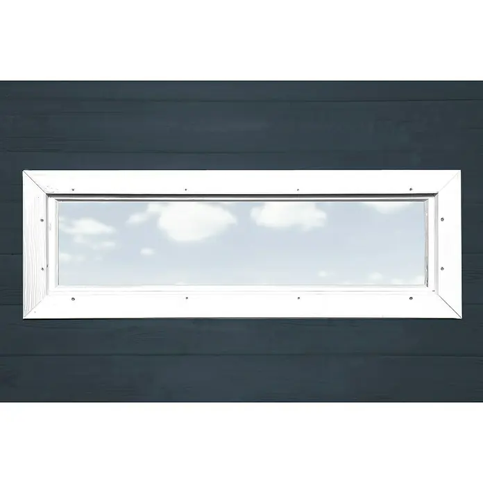 Weka Fenster-Element - Passend für: Weka Gartenhaus wekaLine Gr. 1, Weka Gartenhaus wekaLine Gr. 2, Weka Gartenhaus wekaLine Gr. 3, Weiß - Vorderansicht