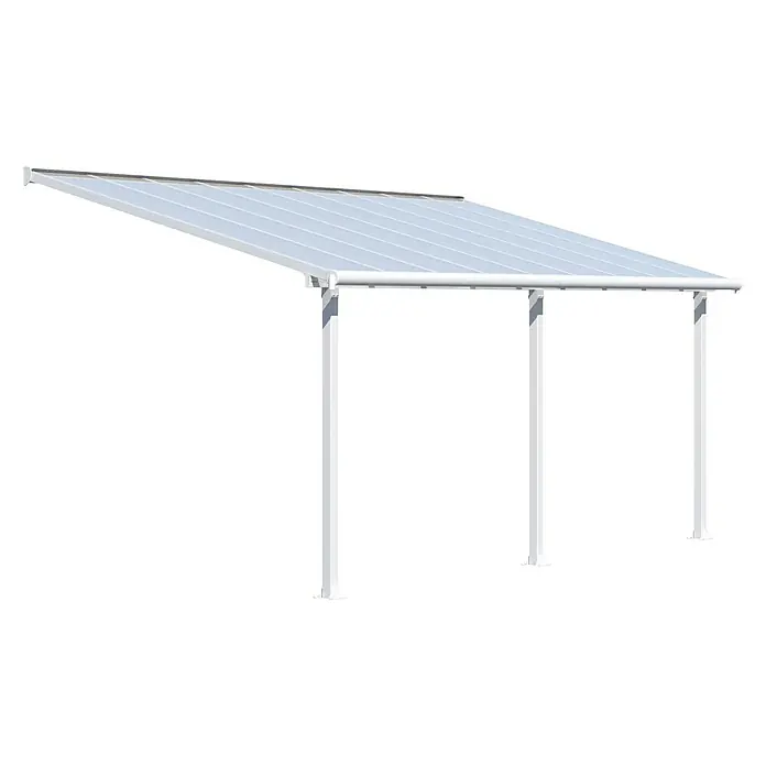 Palram – Canopia Terrassenüberdachung Olympia - Tiefe: 3 m, B x H: 5,46 x 2,1 m, Verkehrsweiß