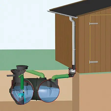 Aqua-King  Regenwassertank Komplettpaket Torus