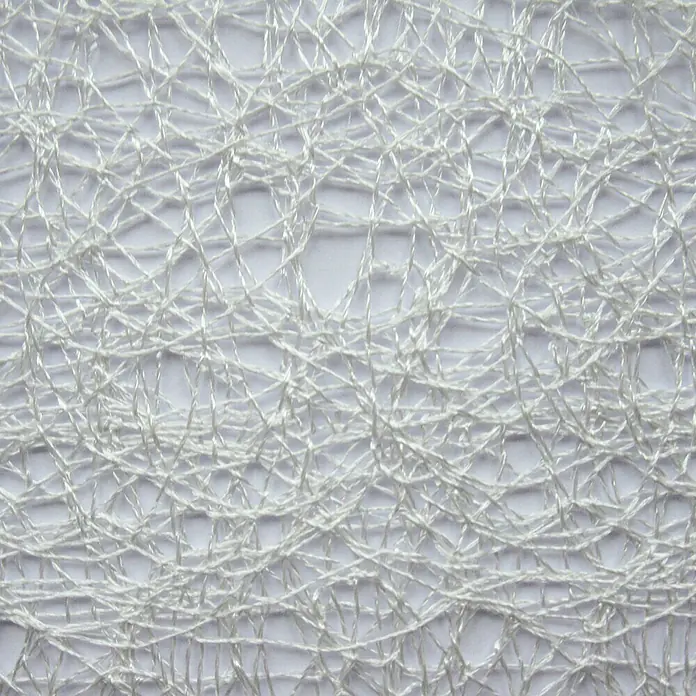 Elbersdrucke Bistrogardine Network - 140 x 48 cm, 100 % Polyester, Allover, Offwhite - Detailaufnahme