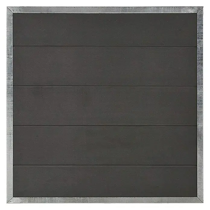 Plus Sichtschutzelement Futura - 90 x 91 cm, Schiefergrau - Vorderansicht