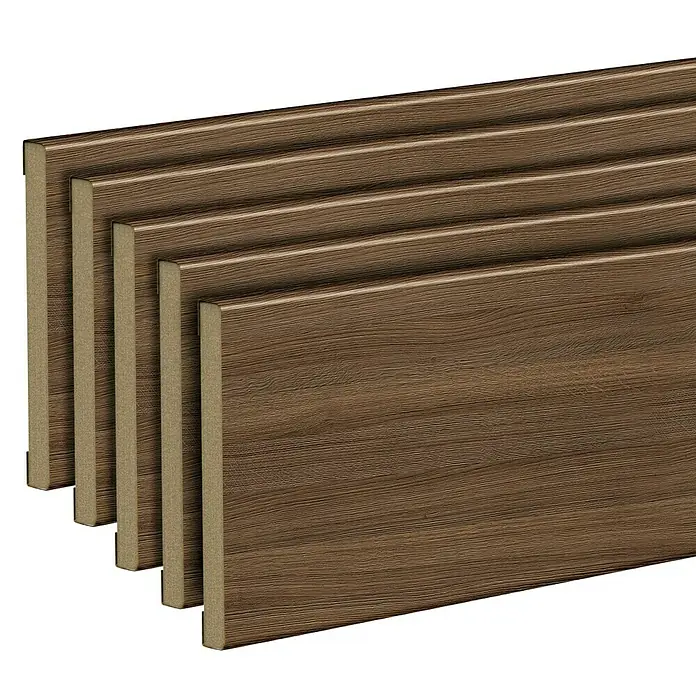 Solid Elements Tapeta Medium Nogal - 8 x 220 cm, Nogal, 5 ud.