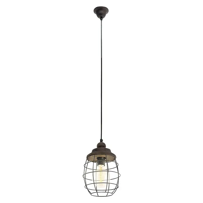 Eglo Bampton Pendelleuchte rund - Ø x H: 180 mm x 110 cm - Vorderansicht
