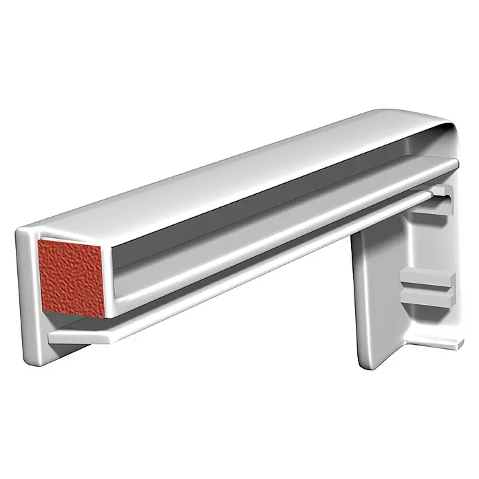 Sarei Seitenteile - PVC, Grau, 70 x 30 x 40 mm, 2 Stk.