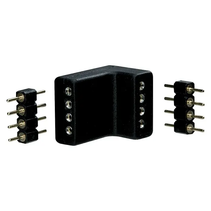 Paulmann Eckverbinder YourLED Edge-Connector - 12 -tlg., Kunststoff - Vorderansicht