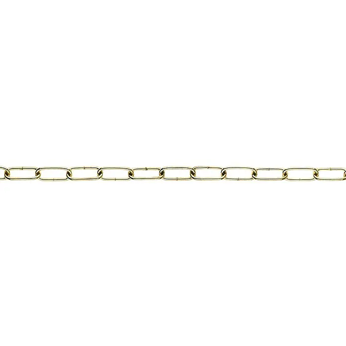 Stabilit Zierkette Meterware - Durchmesser: 2,8 mm, Stahl, Gold