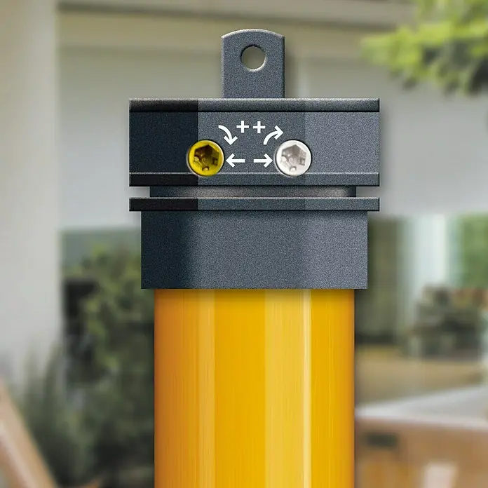 Schellenberg Motor tubular Mini - Superficie de persiana enrollable máx.: 6 m² para persianas de plástico, Fuerza de tracción: 25 kg