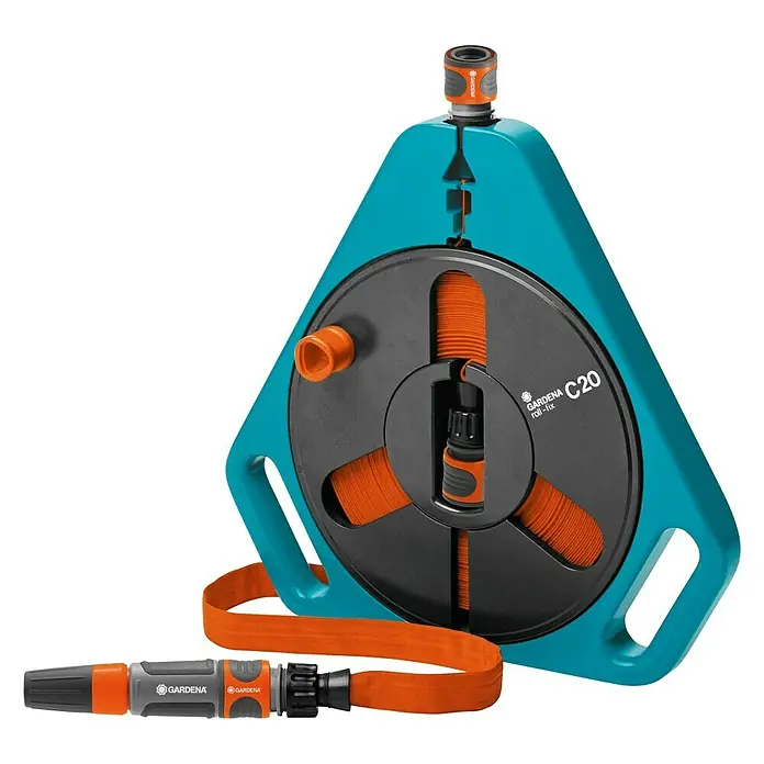 Gardena Wand-Schlauchbox Roll Fix - Schlauchlänge: 20 m