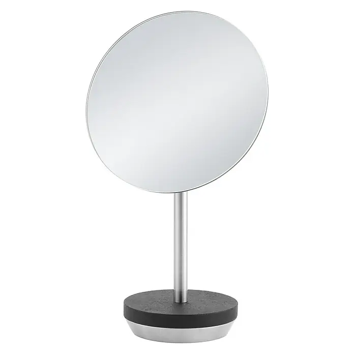 Camargue Bosse Espejo cosmético - Aumento: x 1, Diámetro: 10,6 cm, Negro