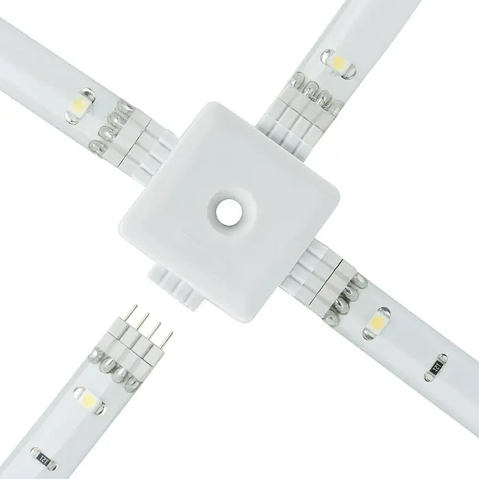 Paulmann Verbinder YourLED X-Connector - 33 x 33 x 7 mm, Kunststoff