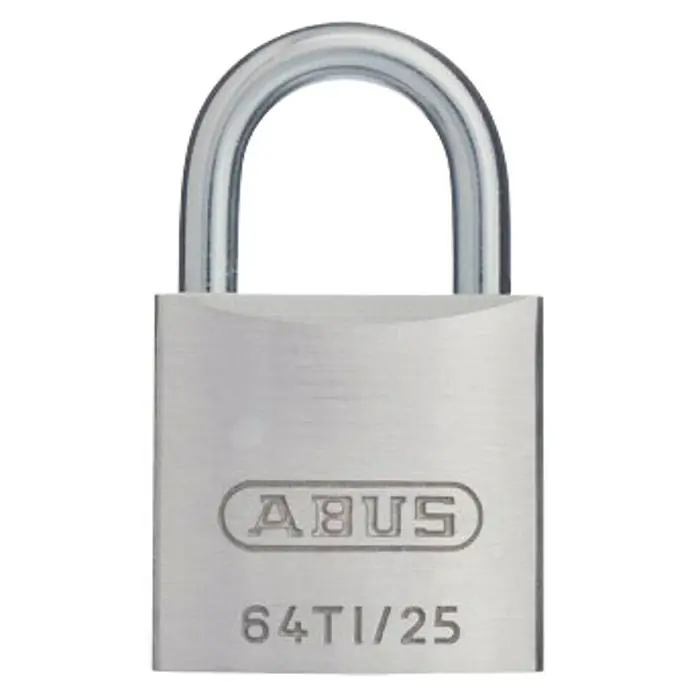 Abus Titalium Candado 64TI/25 - An x Al: 24,5 x 42 mm, Material estribo: Acero especial endurecido