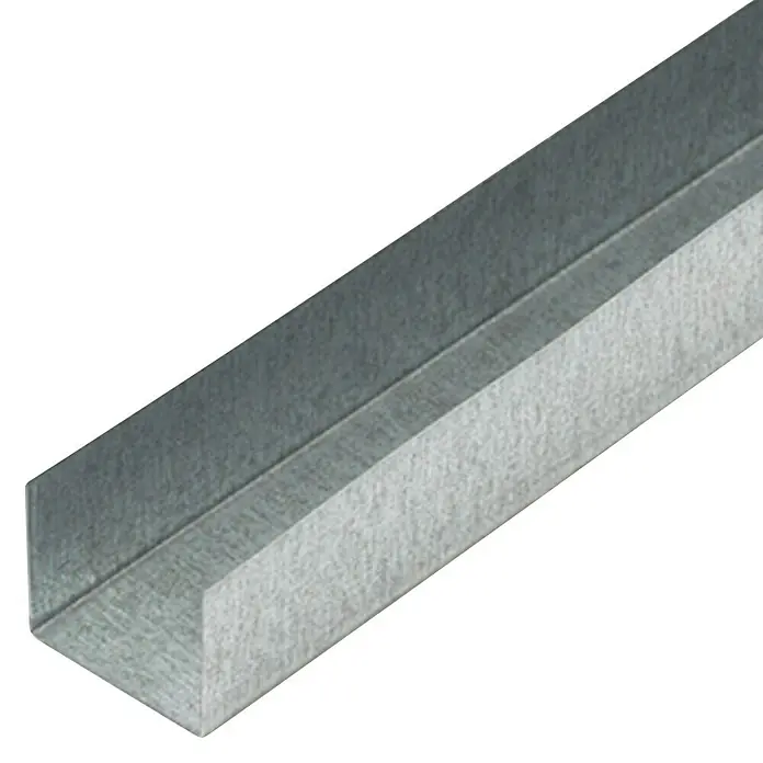 THU Ceiling Solutions Perfil en U - 3 m x 30 mm x 30 mm, Acero