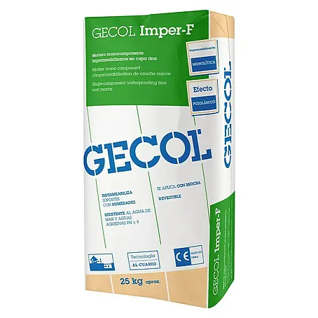 Gecol  Mortero de impermeabilización Imper-F