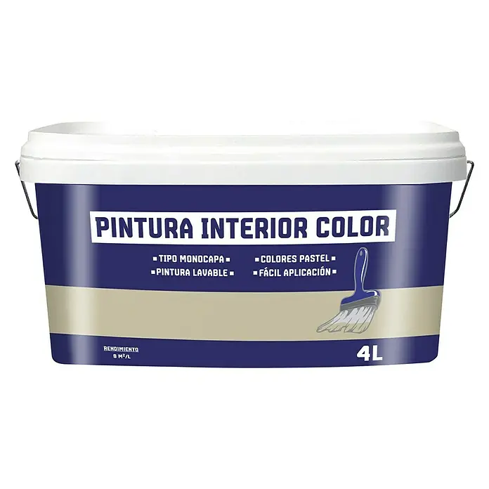 Pintura para paredes Color - Beige, 4 l, Mate