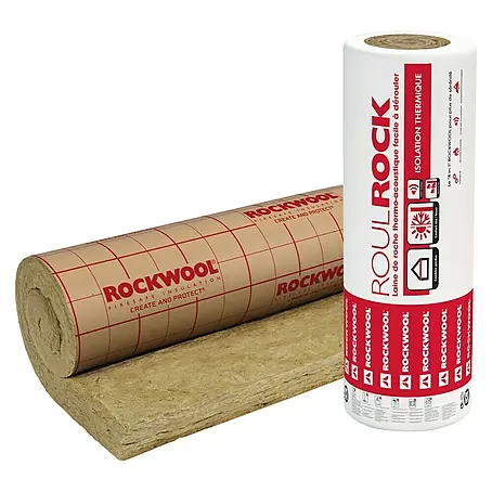 Rockwool  Lana de roca Roulrock KRAFT con papel