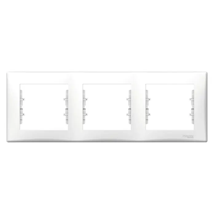 Schneider Electric Sedna Marco - Blanco, x 3, Plástico, Montaje en la pared