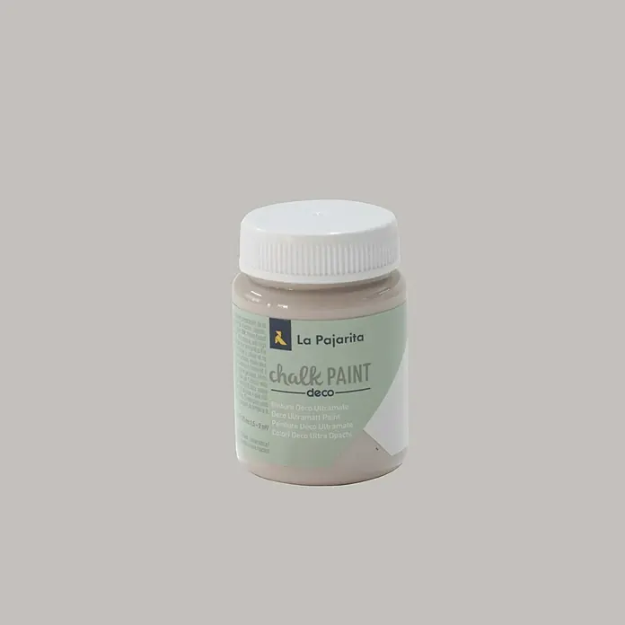 La Pajarita Pintura de tiza Chalk Paint - Smooth gris, 75 ml, Mate