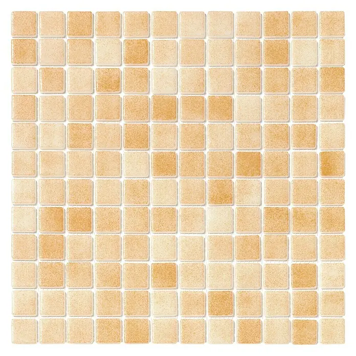 Palazzo Baldosa de mosaico Niebla - 31,6 x 31,6 cm, Marrón claro
