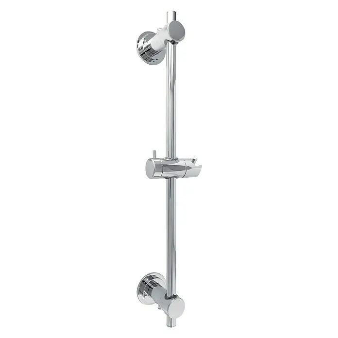 Rousseau Barra de ducha Click Clack - Altura: 60,5 cm, Cromo