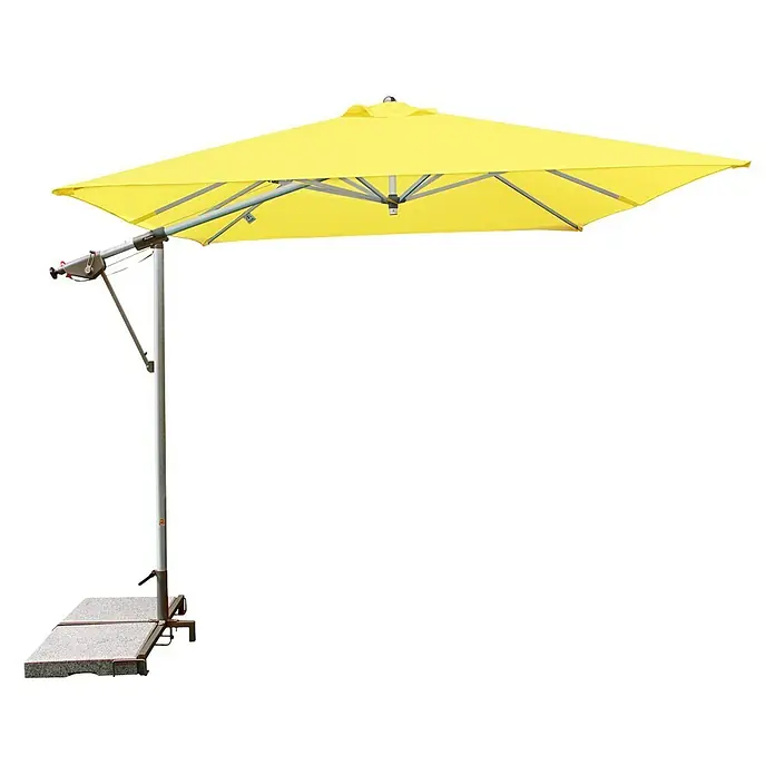 Doppler Sunline Pendelschirm - Gelb, L x B: 298 x 225 cm - Vorderansicht