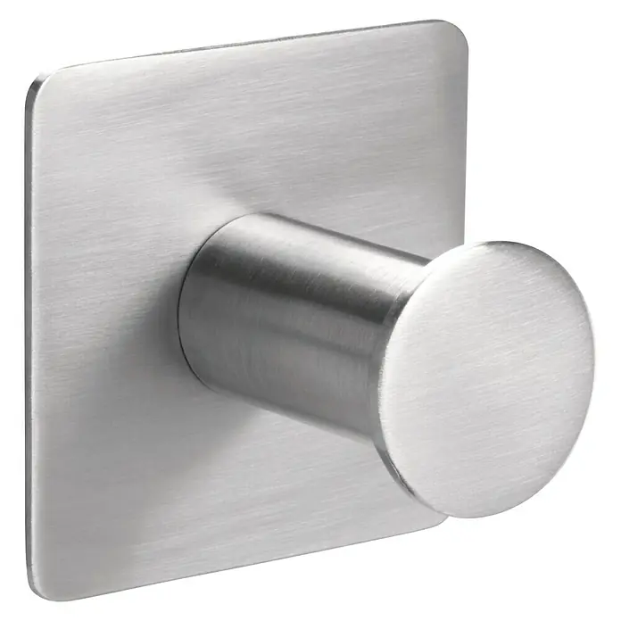 Tesa Powerbutton Wandhaken Classic - Rechteckig, Selbstklebend
