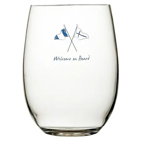 Marine Business Welcome on Board Vaso para beber de resfresco