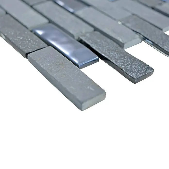 Selbstklebemosaik SAM 4CMIL3 - 29,8 x 30,4 cm, Schwarz, Matt