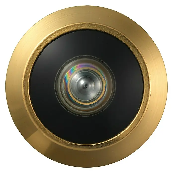 Abus Špijunka za vrata 2200 - Pozlaćeno, Debljina vrata: 35 mm - 53 mm, Mjed - Pogled odozgo