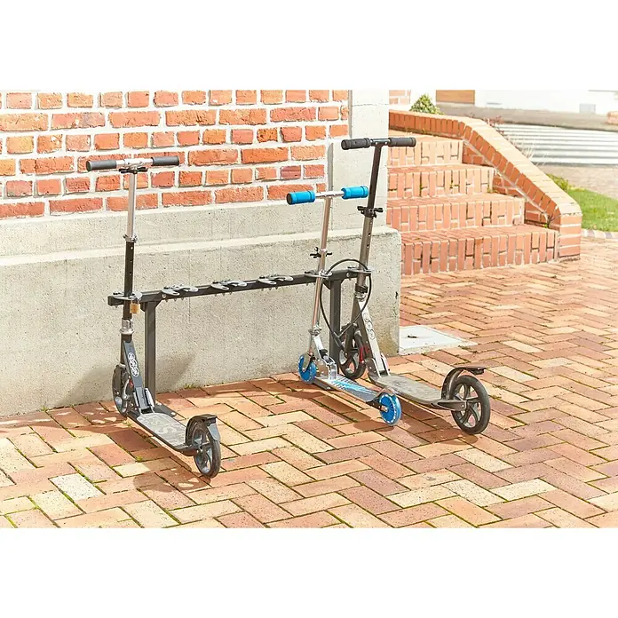 Mottez Aparcapatinetes B061C6 - L x An: 106 x 17,5 cm, Acero