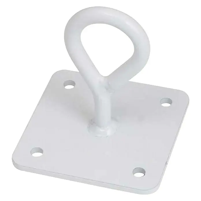 Micel Sujeción para hamacas - Blanco, Zincado, Con anillo