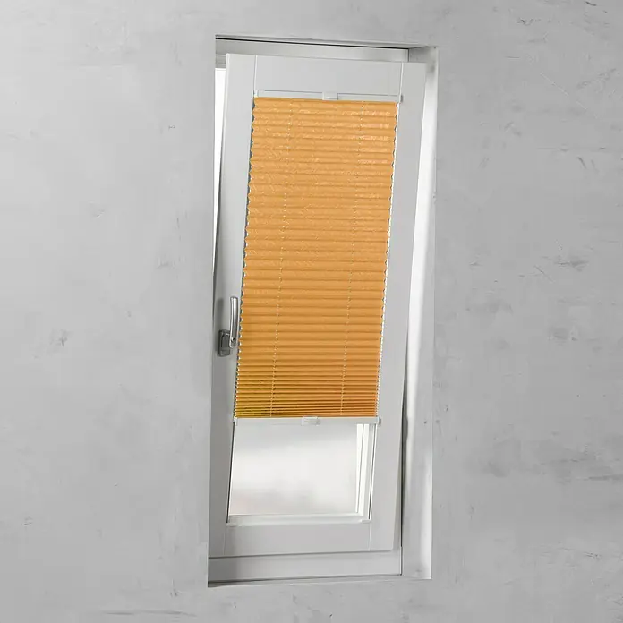 Expo Ambiente Plissee - B x H: 100 x 130 cm, Orange - Vorderansicht