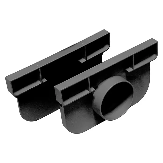 Dakota Tapa para canaleta 7,5 mm - Polipropileno, Negro