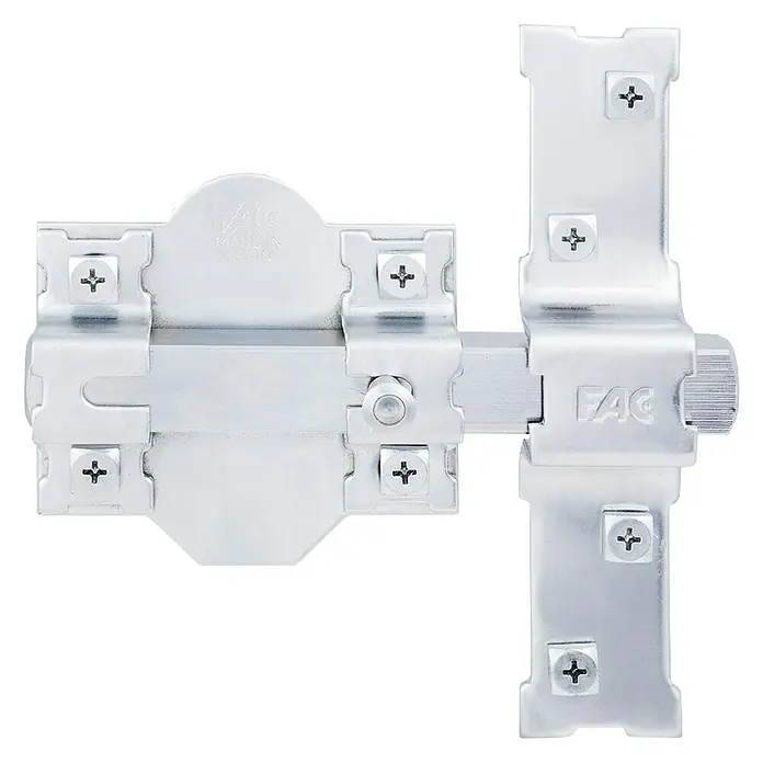 FAC Cerrojo 301-P/86 - L x An x Al: 118 x 150 x 18 mm, Cromo