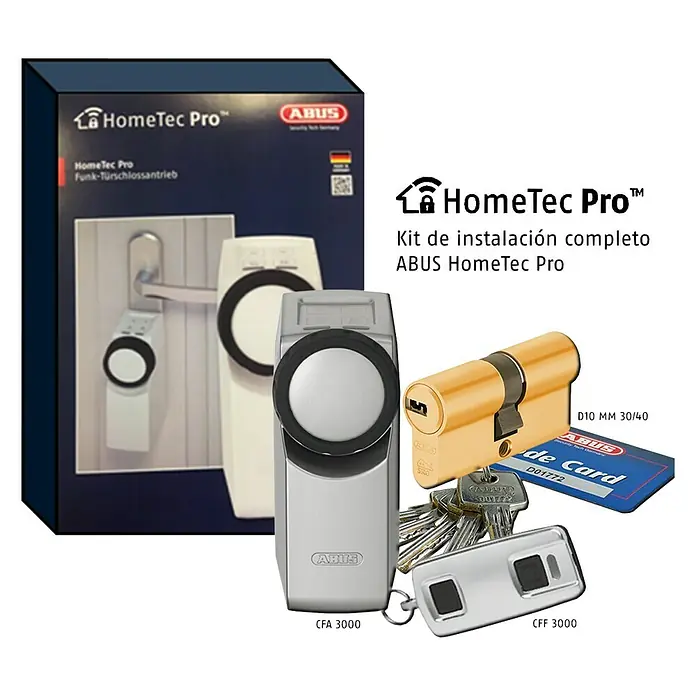 Abus Set de cerradura electrónica HomeTec Pro - 2 piezas, Se puede cerrar