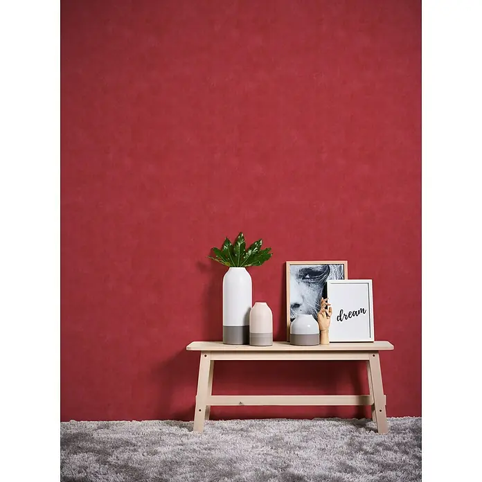 AS Creation Boys And Girls 6 Papiertapete I - Rot, Uni, 10,05 x 0,53 m - Stimmungsaufnahme