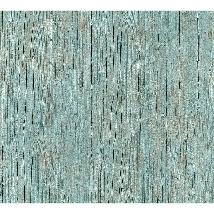 Lutèce Authentic Walls 2 Vliestapete - Grün/Grau, Holzoptik, 10,05 x 0,53 m - Detailaufnahme
