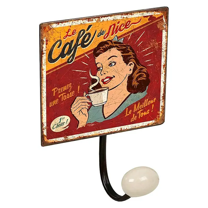 Nesu Gancho para colgar Café Vintage - Número de ganchos: 1 ud., L x An x Al: 15,5 x 10 x 7 cm