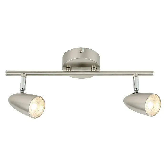 Regleta LED Akma - 8 W, L x An x Al: 34 x 9 x 15 cm, Níquel satinado, Blanco neutro